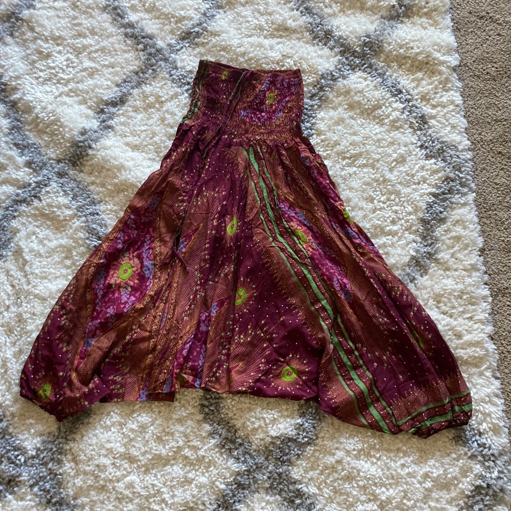 Bandeau harem pant jumpsuit